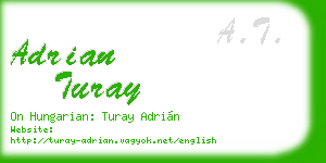 adrian turay business card